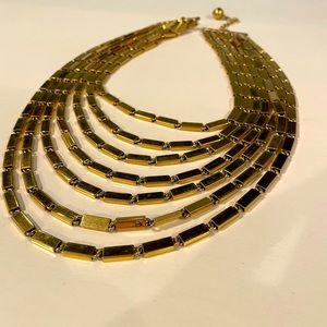 Kate Spade NY Gold Tone Strand Collar Necklace